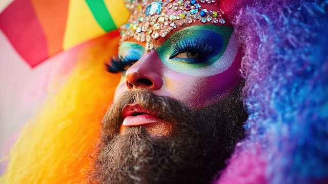 Vibrant Makeup Portrait