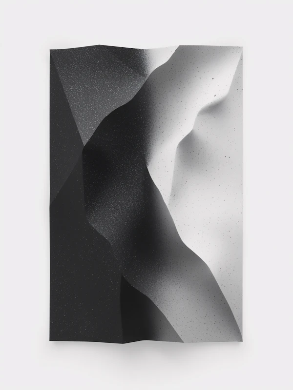 Monochrome Abstract Form