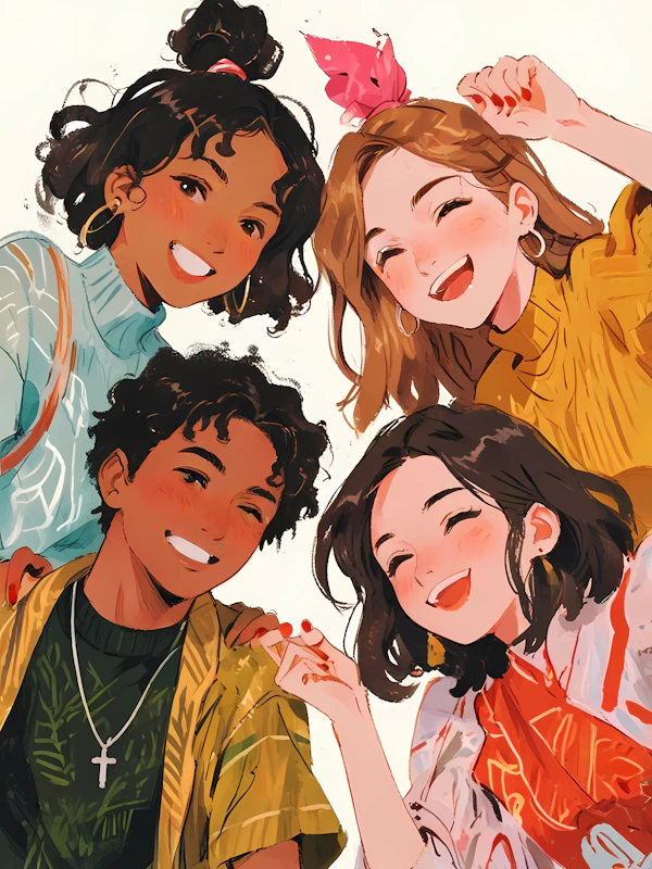 Colorful Group Illustration