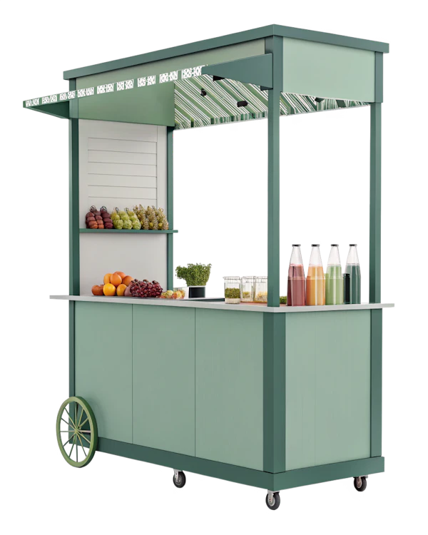 Modern Juice Cart