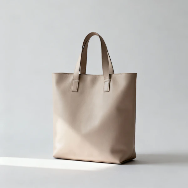 Minimalist Beige Tote