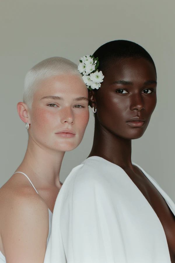 Contrasting Beauty Duo