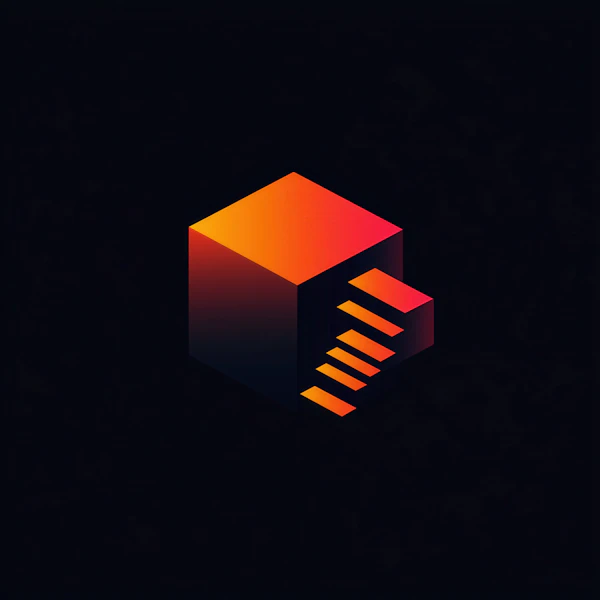 Gradient Cube Staircase