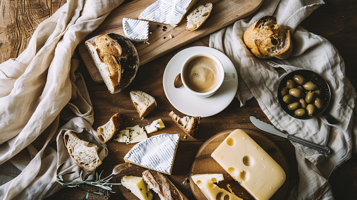 Rustic Breakfast Setup