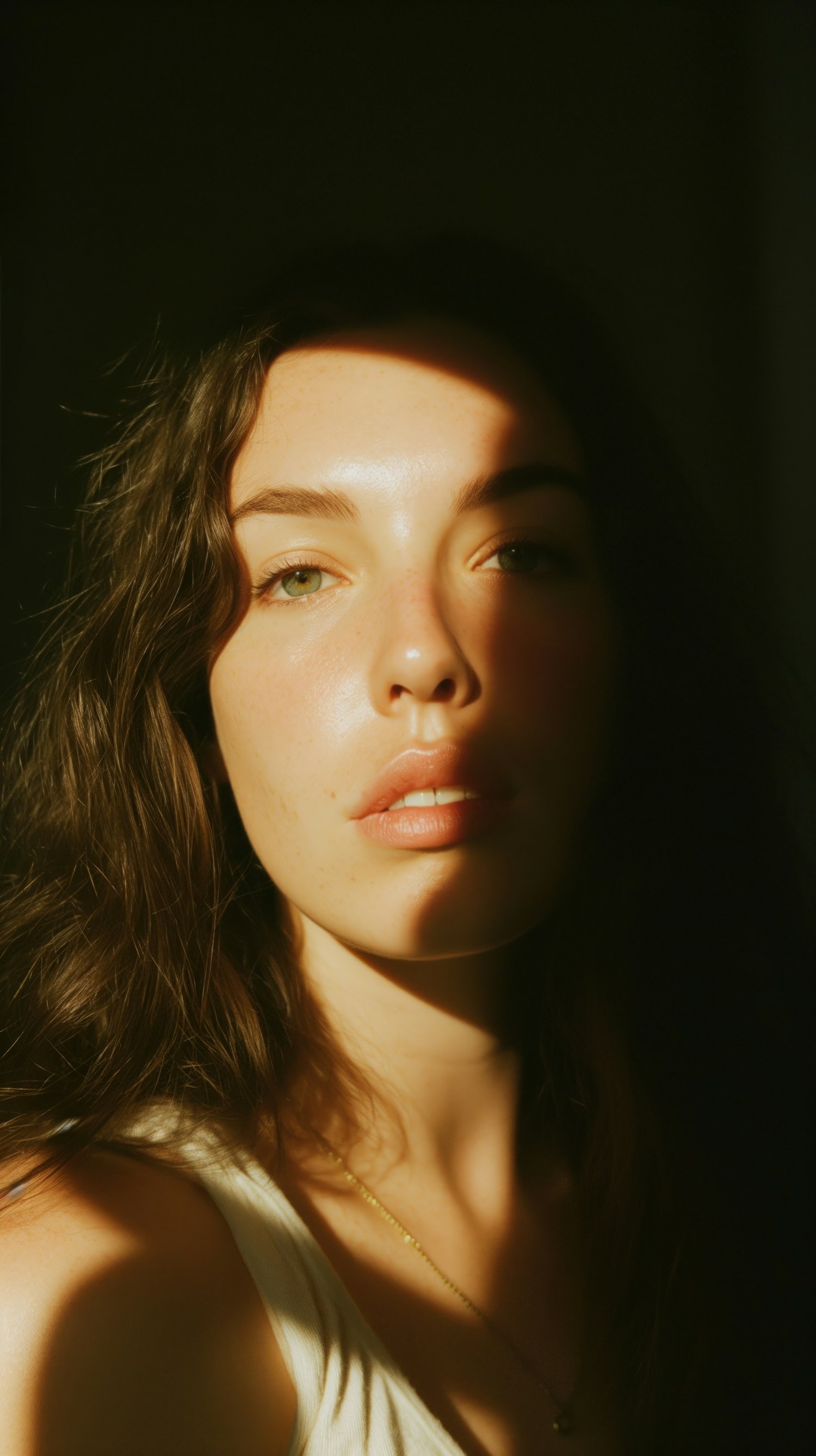 Golden-Hour Portrait of Young Woman