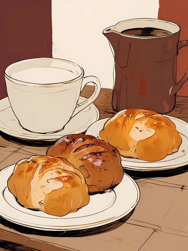 Cozy Breakfast Scene
