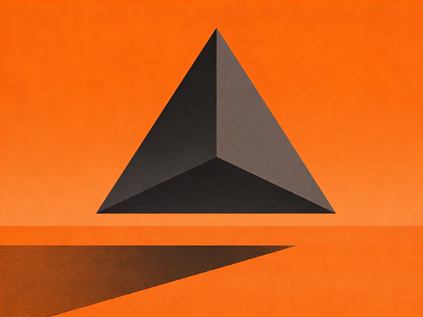 Geometric Pyramid Art