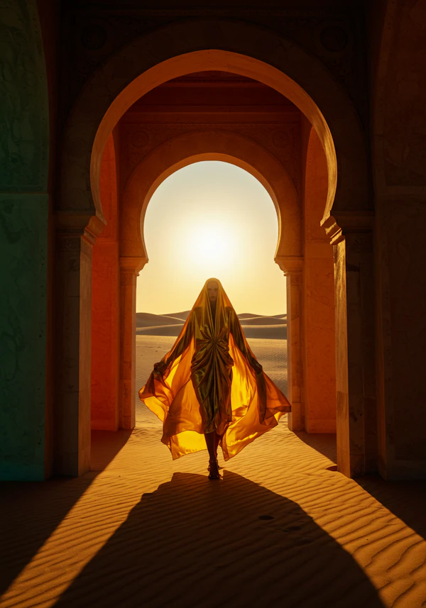 Golden Elegance Archway