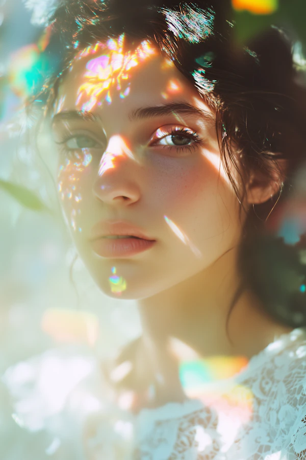 Ethereal Portrait of Young Woman