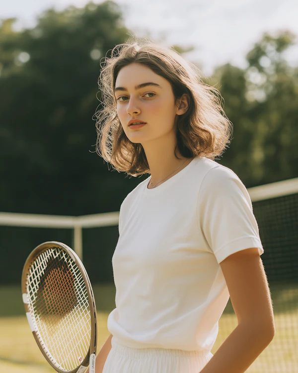 Tennis Player Outdoors
