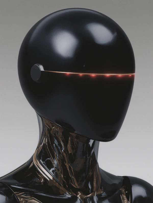 Futuristic Humanoid Robot