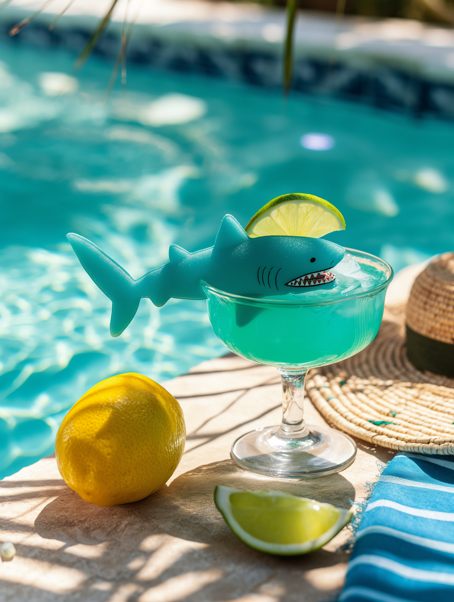 Summertime Cocktail by the Pool