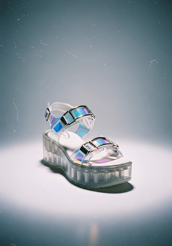 Futuristic Sandal Display