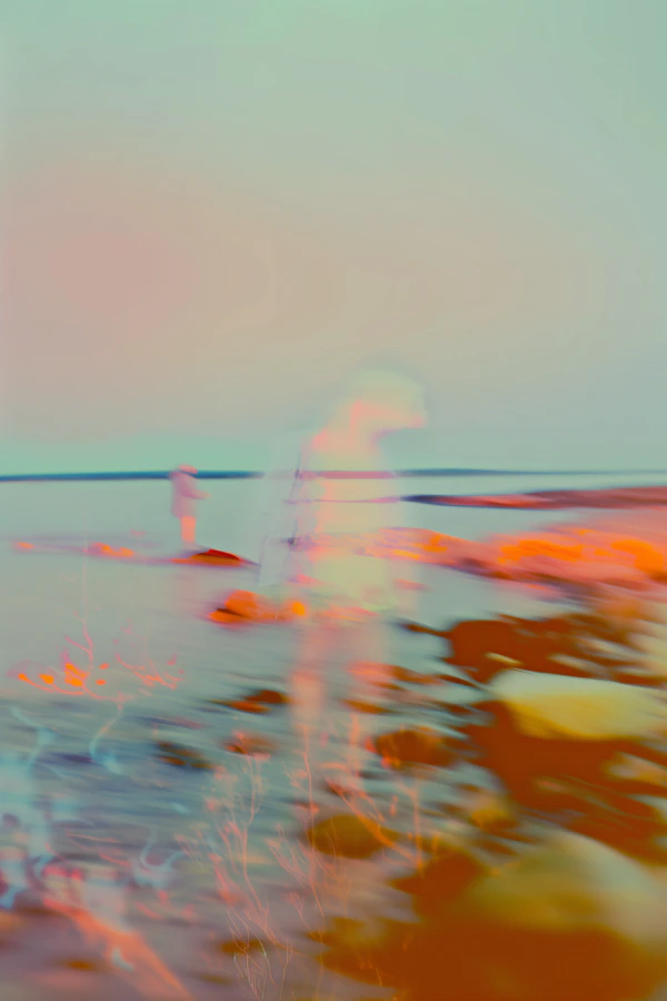 Dreamlike Shoreline Scene