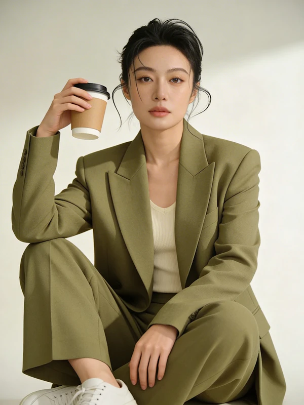 Stylish Woman Relaxing