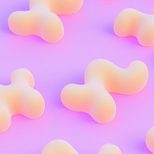 Soothing Abstract Pastel Blobs