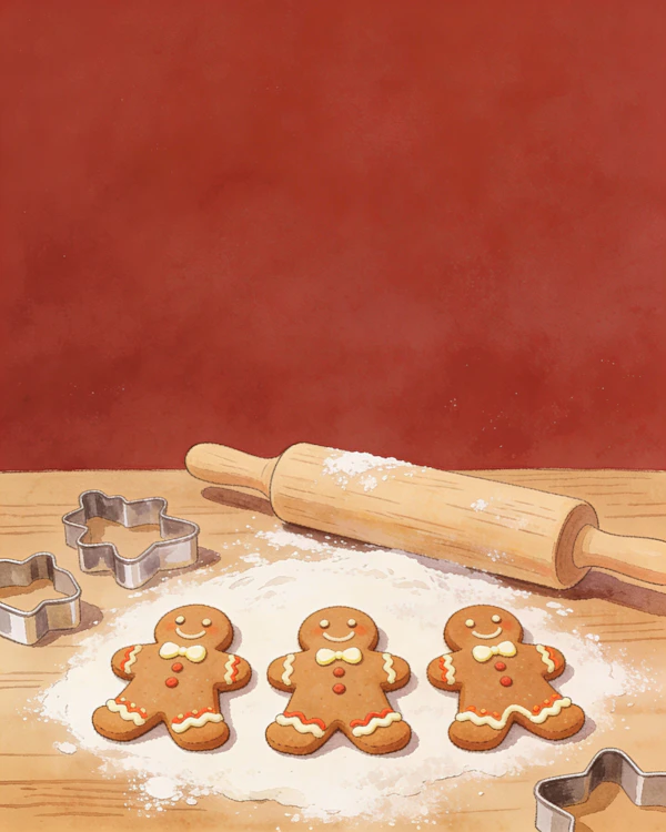 Festive Baking Scene