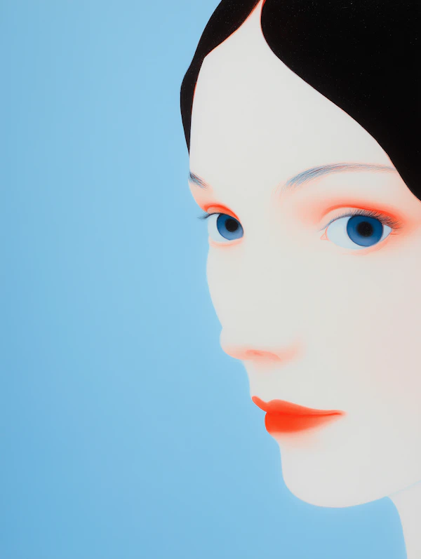 Stylized Woman Profile