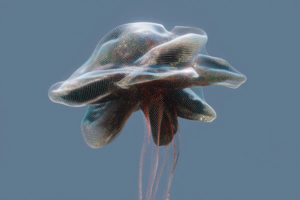 Abstract Jellyfish Render