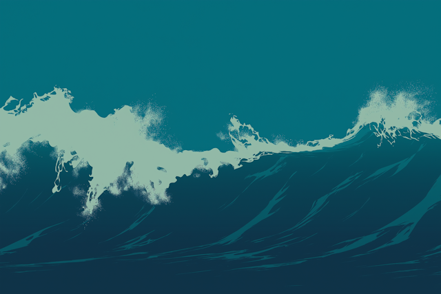 Stylized Ocean Wave