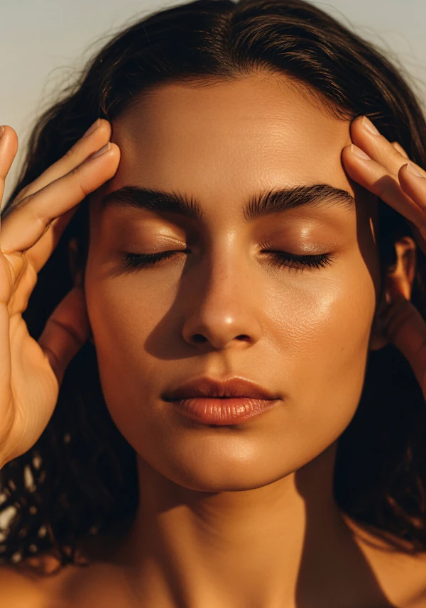 Serene Portrait Close-Up