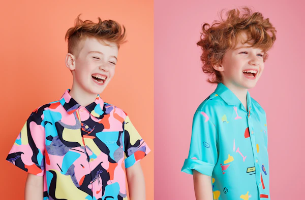 Joyful Boys Portrait