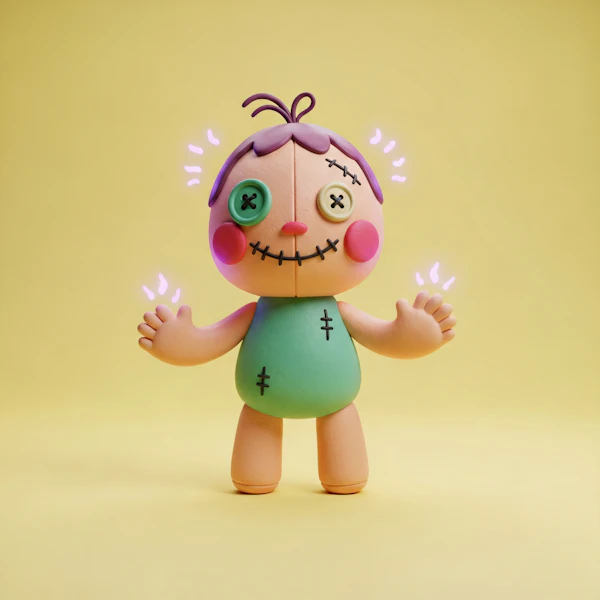 Whimsical Stitched Doll