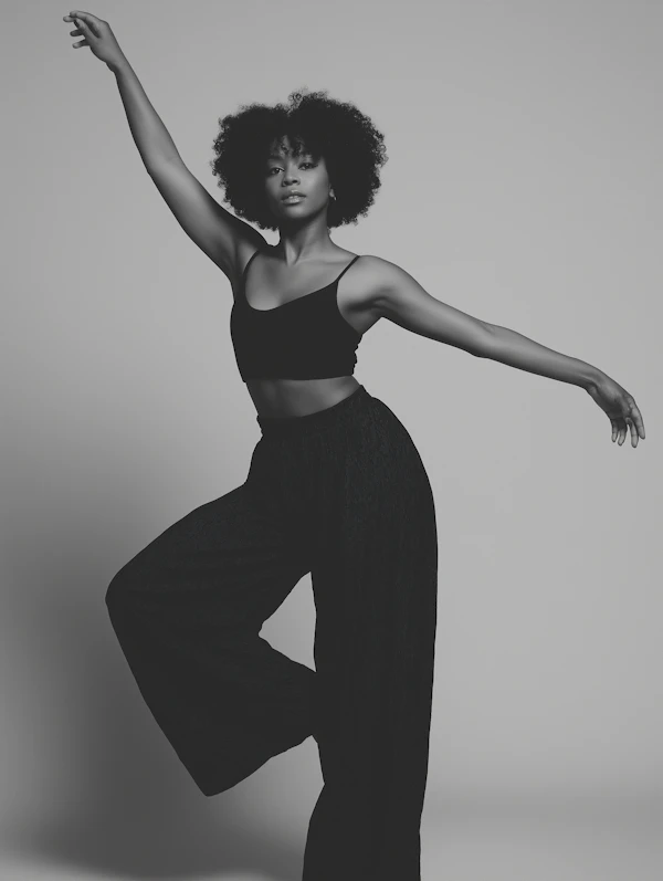 Dancing Form Silhouette