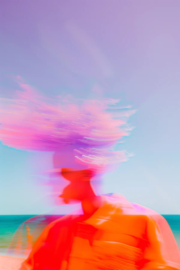 Abstract Dreamlike Figure