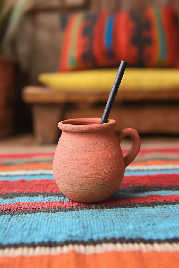 Rustic Mug on Rug
