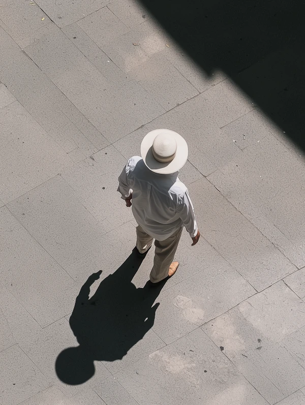 Overhead Shadow Contrast
