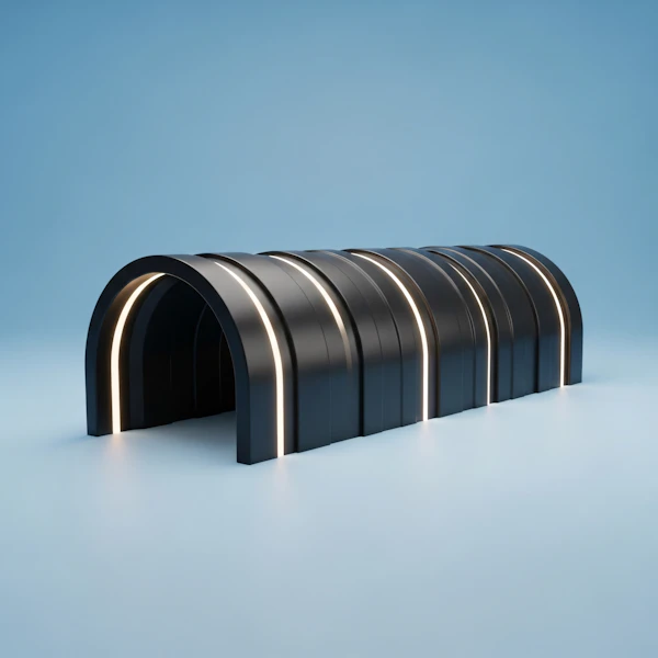 Futuristic Tunnel Design