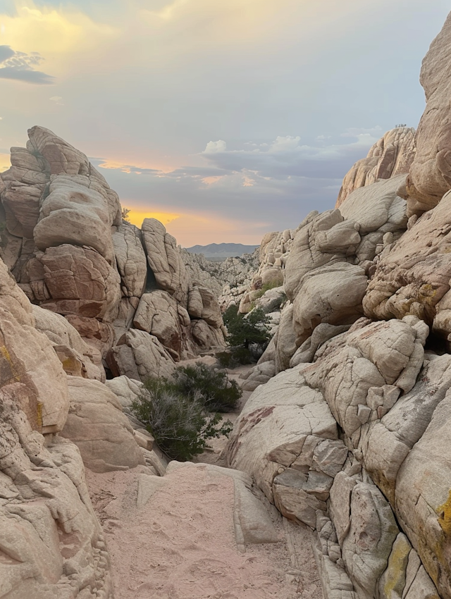 Rugged Landscape with Rock Formations