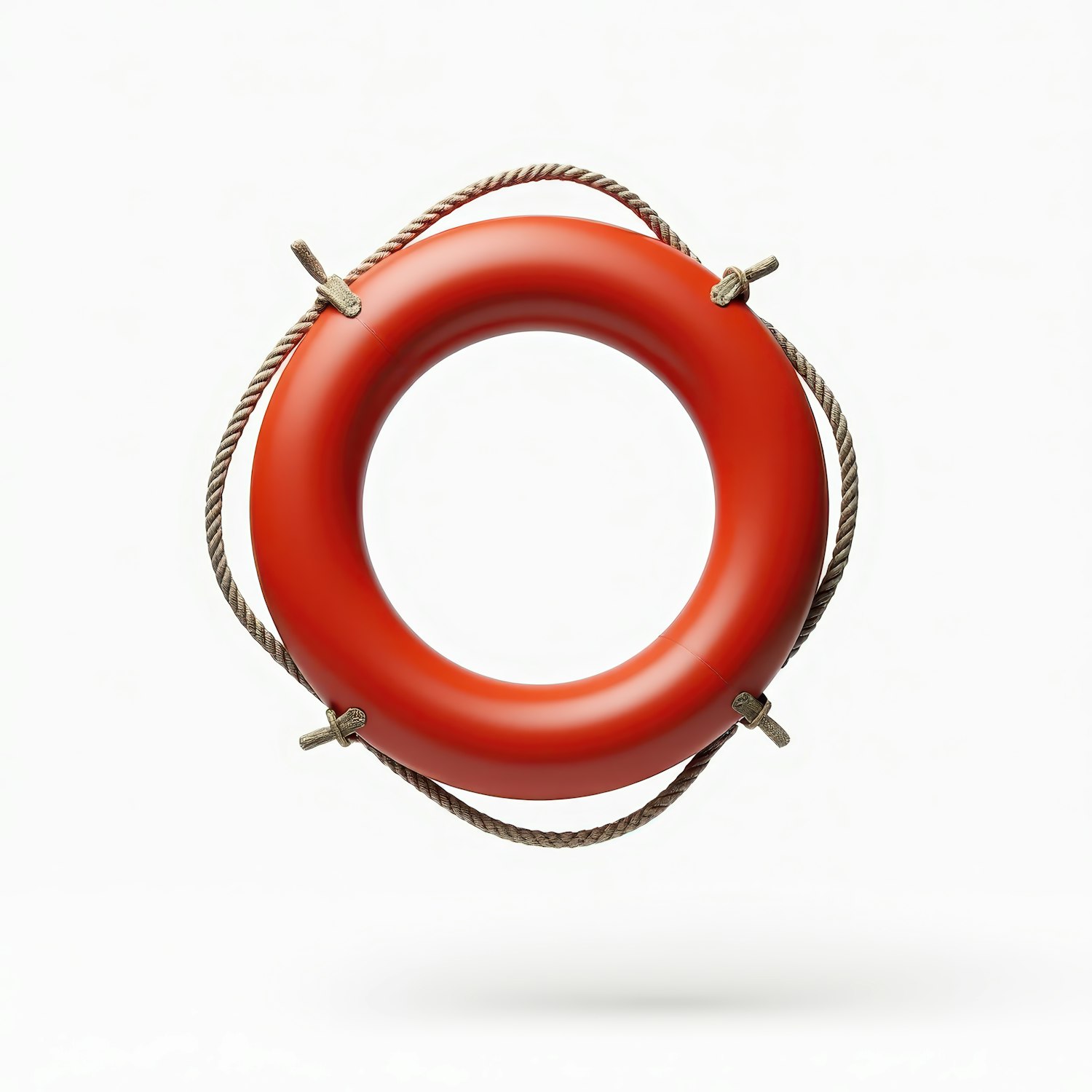 Lifebuoy Against Light Background