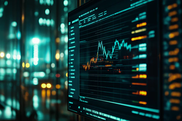 Financial Chart Display