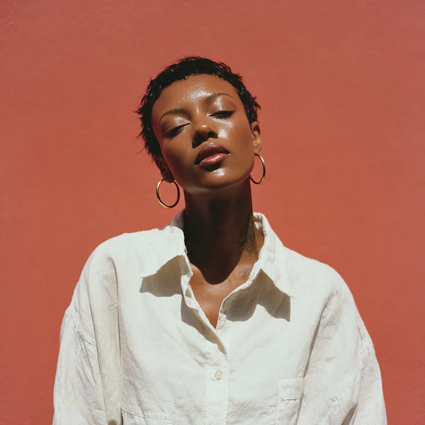 Radiant Sunlit Portrait