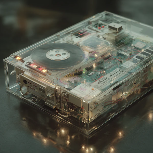 Transparent Cassette Player