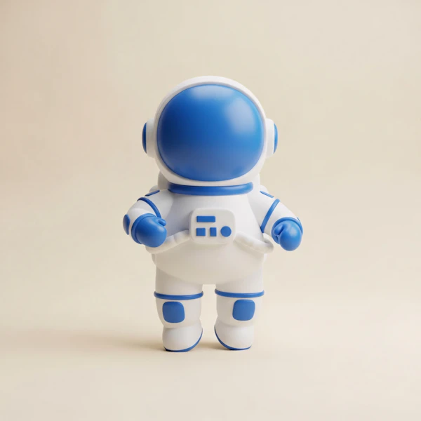 Stylized Toy Astronaut