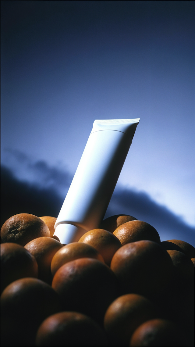 Cylindrical Tube with Oranges