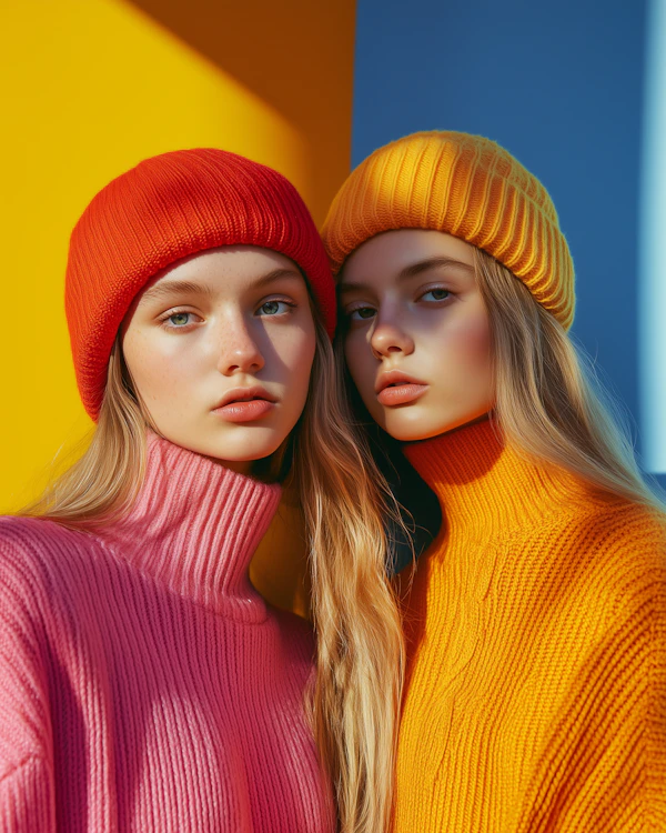Vibrant Duo Portrait