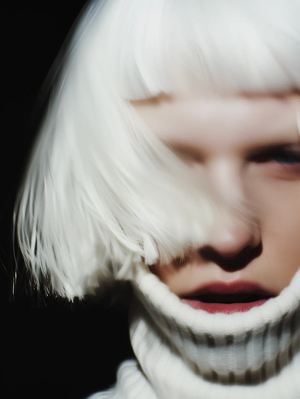 Ethereal Blonde Portrait