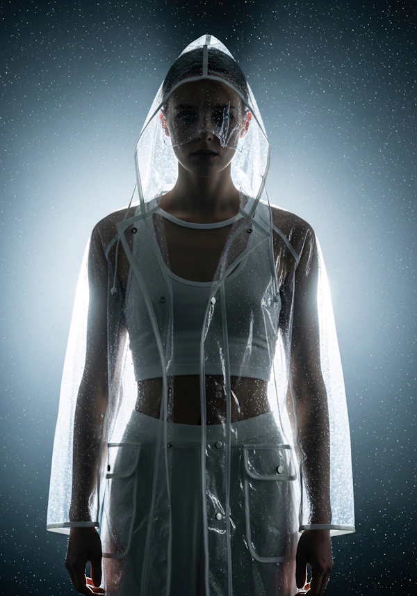 Ethereal Raincoat Scene