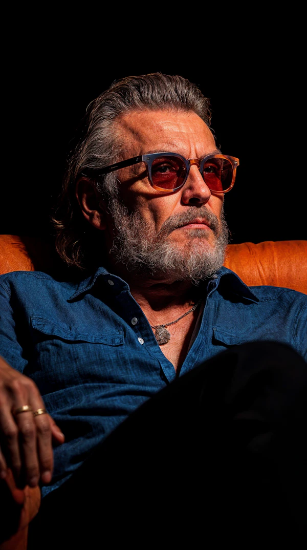 Distinguished Man with Beard and Sunglasses