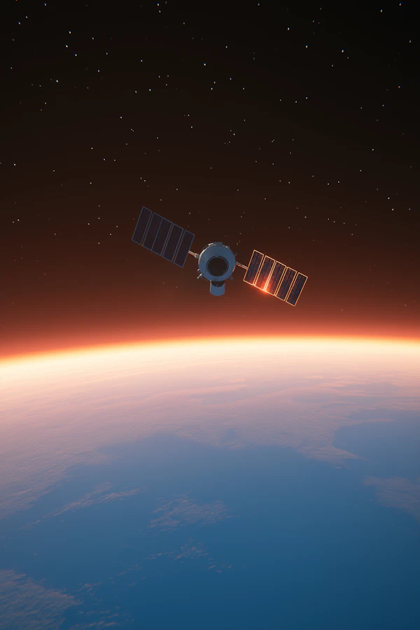 Satellite Orbiting Earth