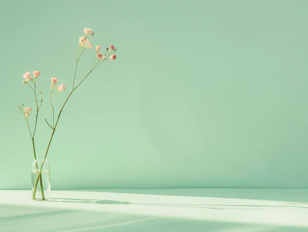 Serene Floral Arrangement in Pastel Tones