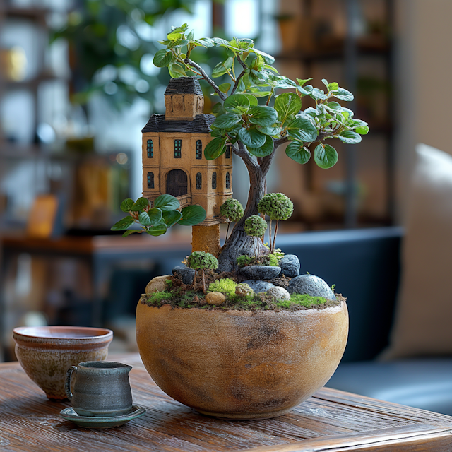 Miniature Bonsai Garden