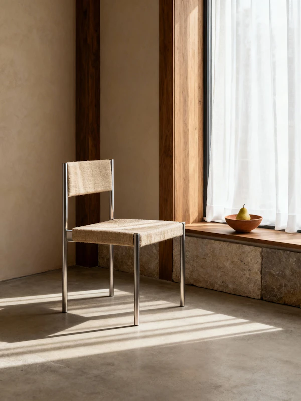 Minimalist Chair Scene
