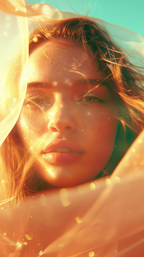 Ethereal Portrait of Young Woman