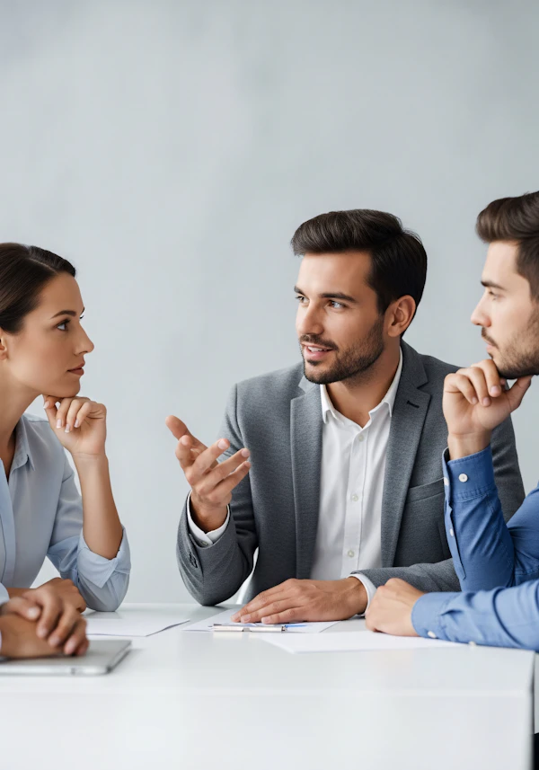 Team Discussion Scene