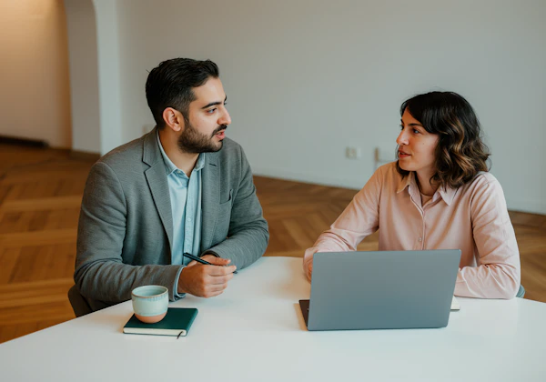 Professional Meeting Scene
